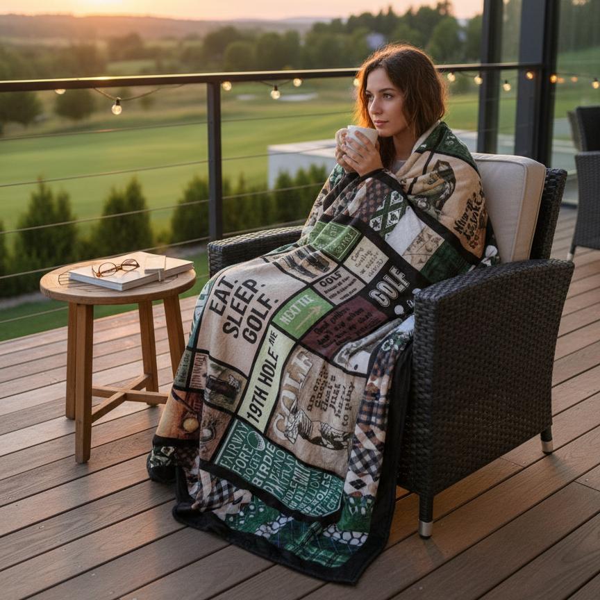 krásna golfová deka